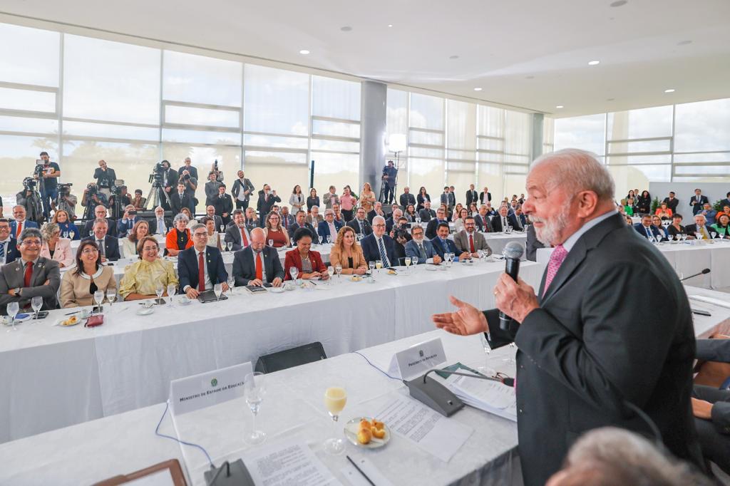 Dirigentes da Rede Federal têm encontro com o presidente Lula, em Brasília