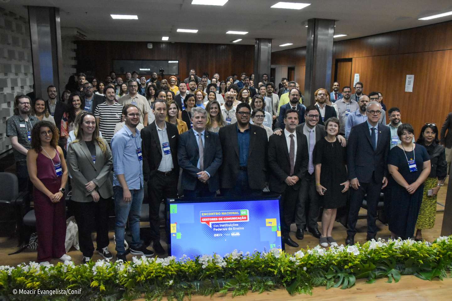 Conif participa da abertura do Encontro Nacional de Gestores de Comunicação, no MEC