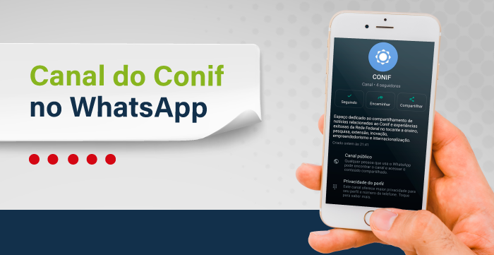 Conif lança canal no WhatsApp para ampliar comunicação com a Rede Federal