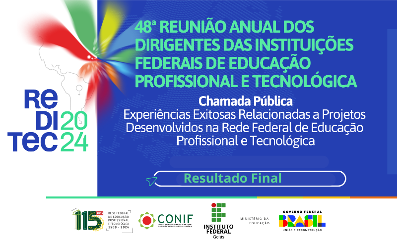 Comissão organizadora da Reditec divulga resultado da chamada para experiências exitosas da Rede