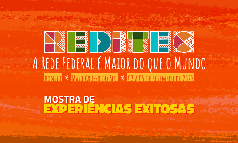 Experiências exitosas podem ser inscritas para a REDITEC 2025