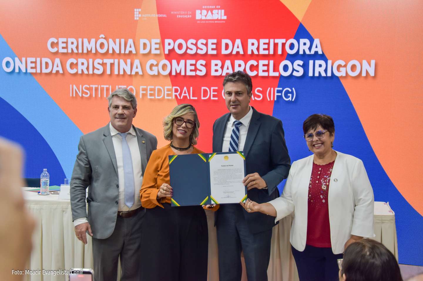 Oneida Irigon é reconduzida à reitoria do IFG para mandato de 2026 a 2030