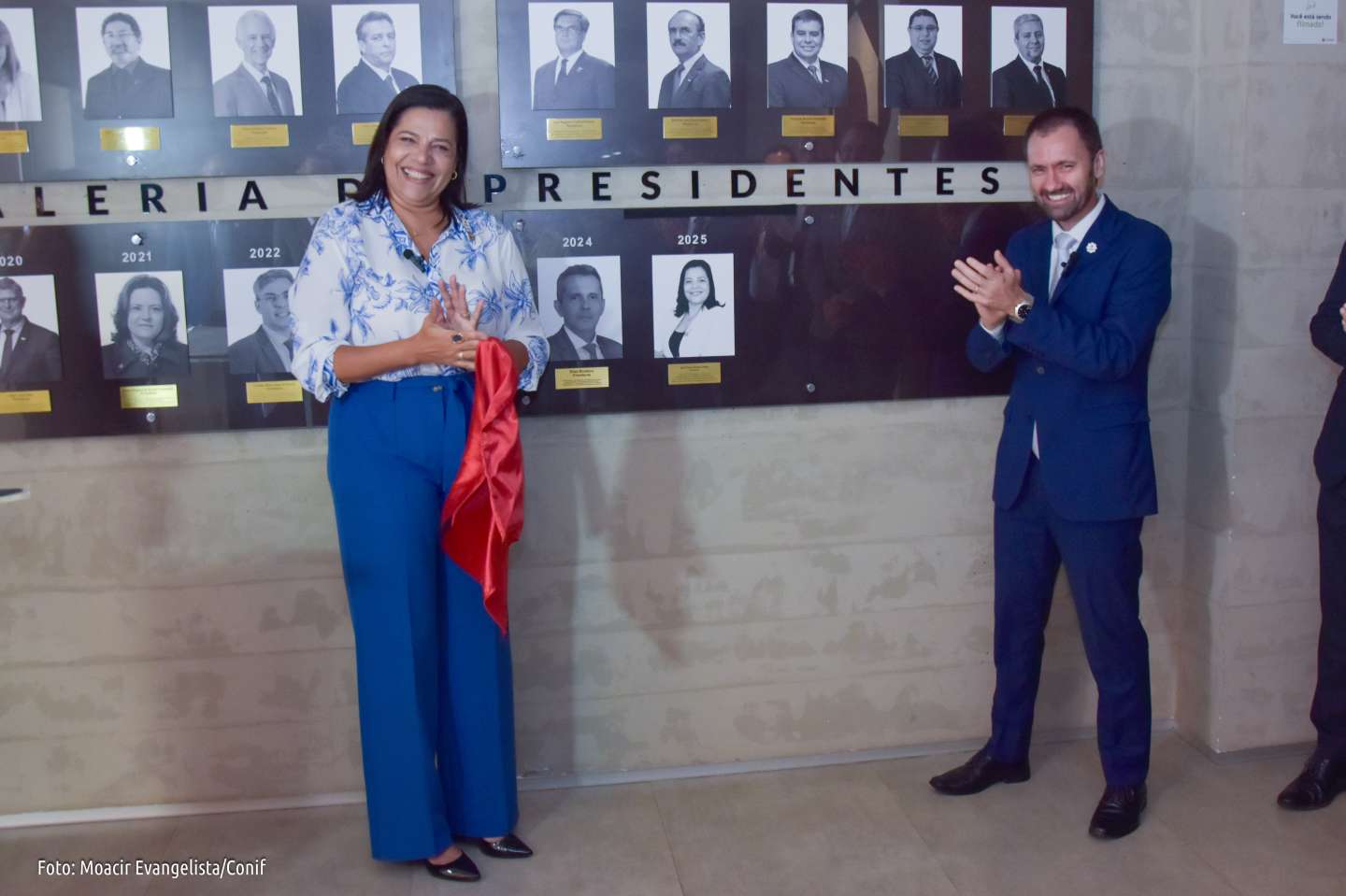 Gestão 2025 do Conif encerra mandato com descerramento de placa e transmissão de cargo