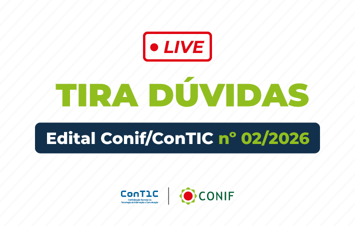 Conif e ConTIC realizam live para esclarecer dúvidas sobre edital do Prêmio Inova 2026