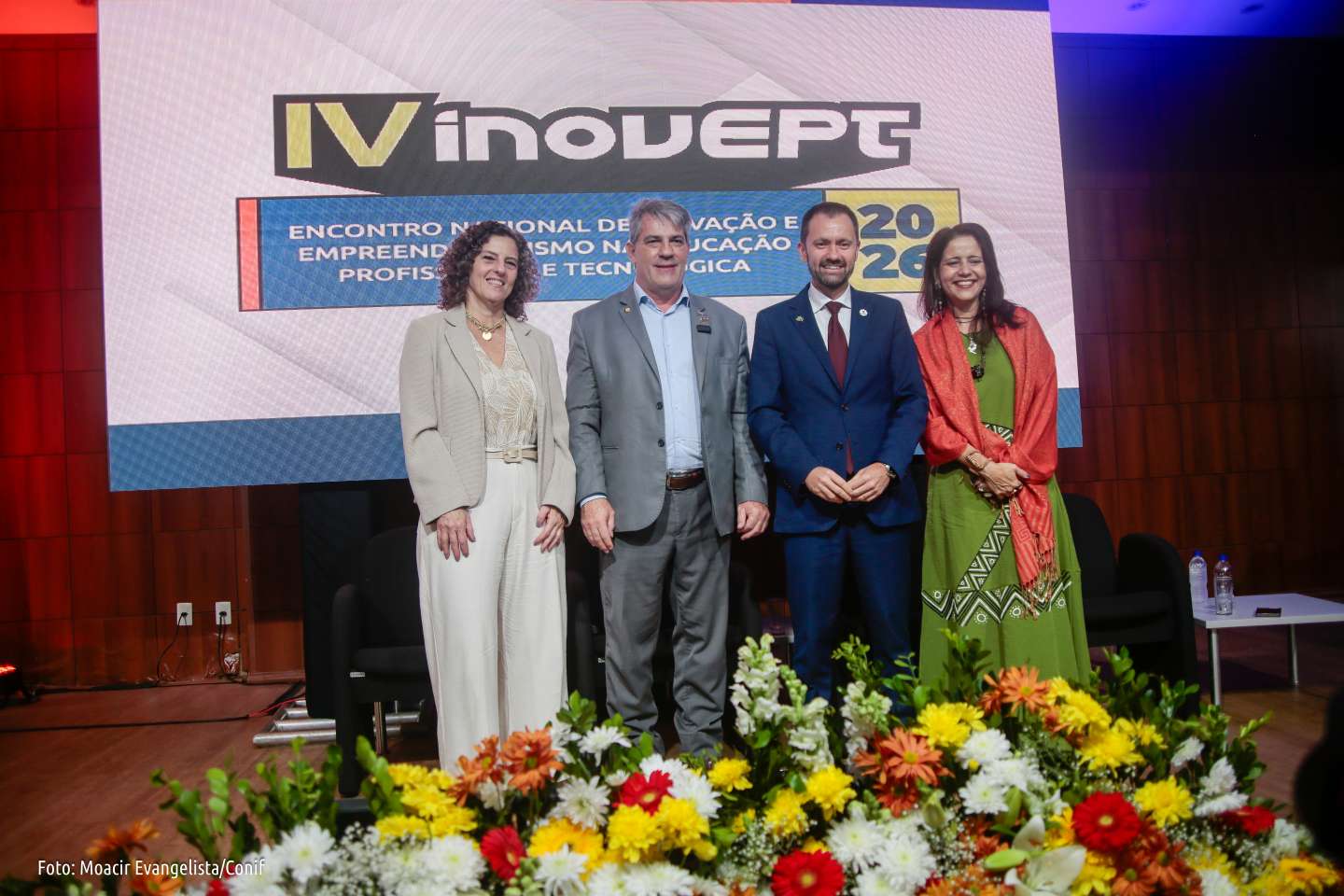 Conif marca presença em mesa de abertura do IV InovEPT, realizado no IFB