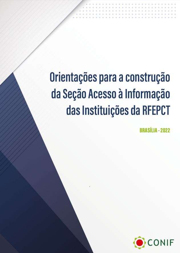 Orientações para construção da Seção Acesso à Informação das Instituições da RFEPCT