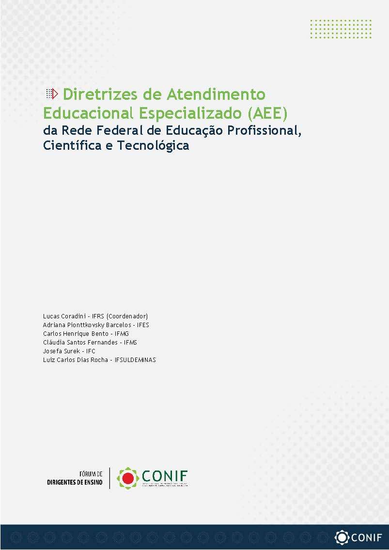 Diretrizes de Atendimento Educacional Especializado (AEE) da Rede Federal de Educação Profissional, Científica e Tecnológica